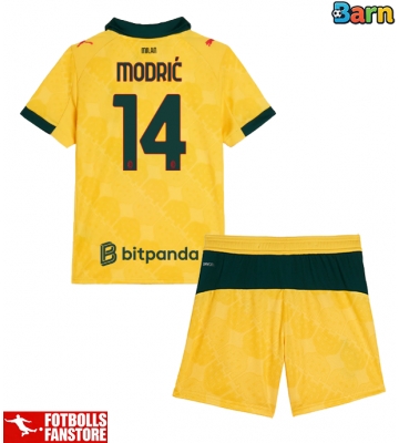 AC Milan Luka Modric #14 Tredje Tröja Barn 2025-26 Kortärmad (+ Korta byxor)